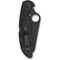 Spyderco 2024 Spyderco Salt 2 Lightweight Black Black Blade/H1 Serrated SPY-C88SBBK2 - alternate 2